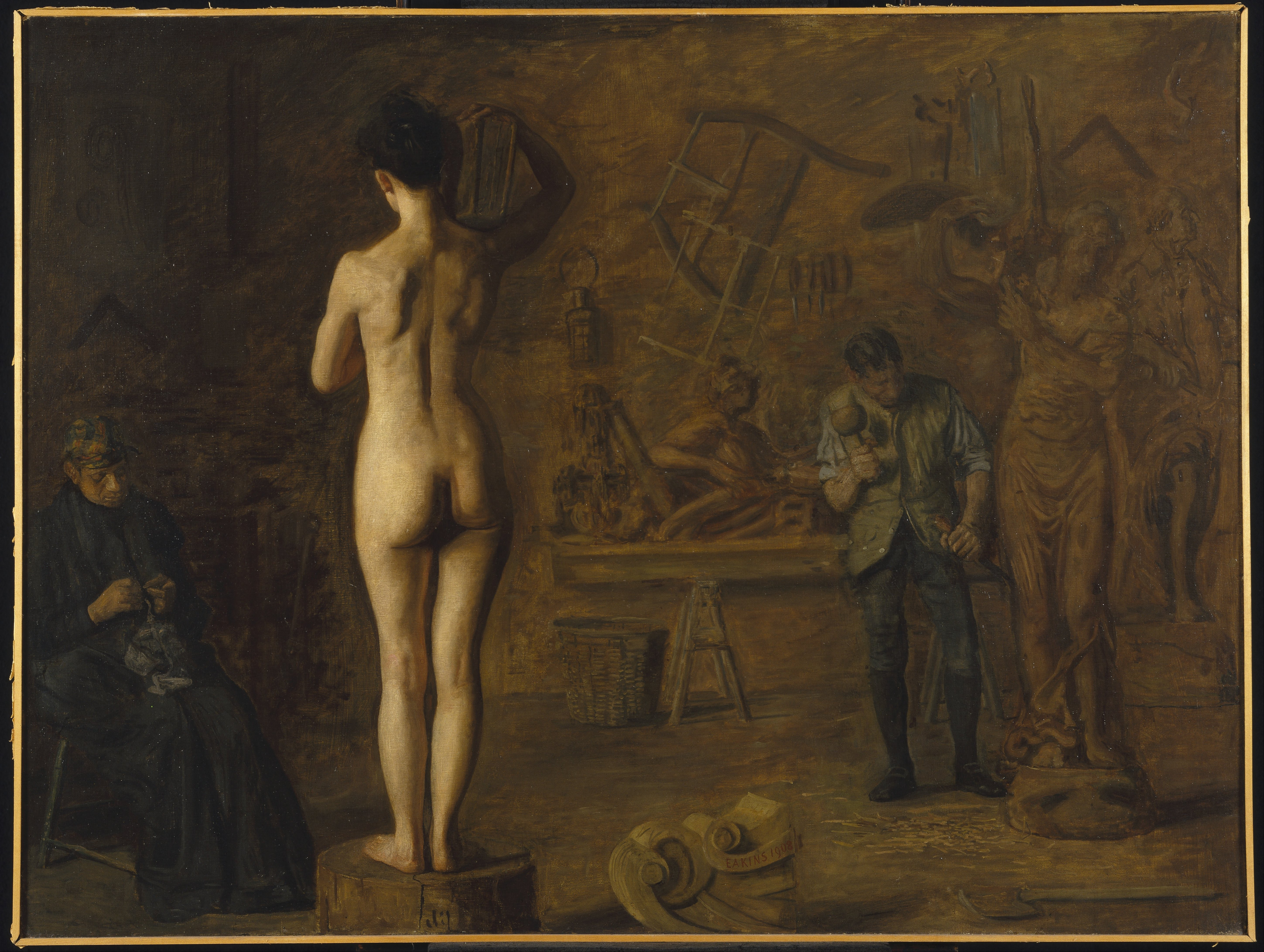 William Rush Carving His Allegorical Figure of the Schuylkill River
